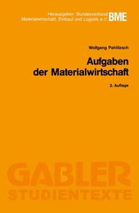 bokomslag Aufgaben der Materialwirtschaft