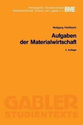 bokomslag Aufgaben der Materialwirtschaft