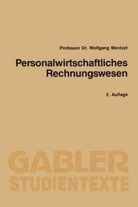 bokomslag Personalwirtschaftliches Rechnungswesen