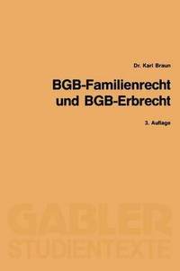 bokomslag BGB-Familienrecht und BGB-Erbrecht