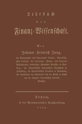 bokomslag Lehrbuch der Finanz-Wissenschaft