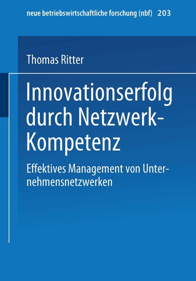 Thomas Ritter - Innovationserfolg durch Netzwerk-Kompetenz, Häftad