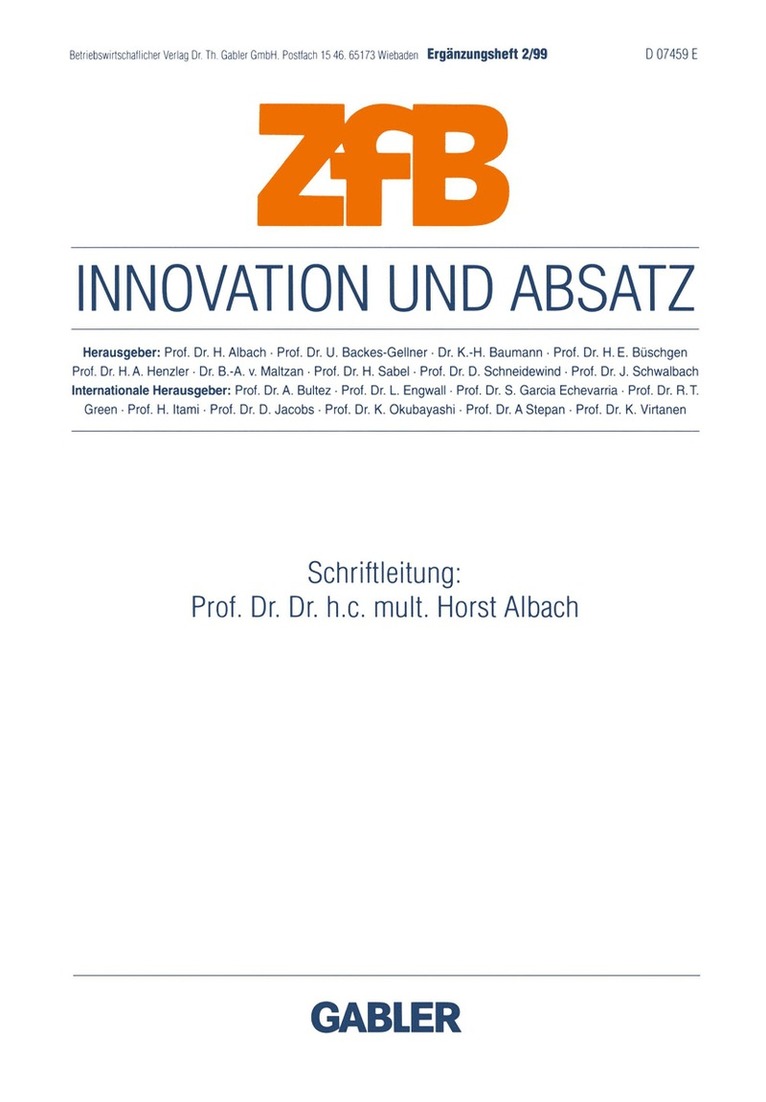 Innovation und Absatz 1