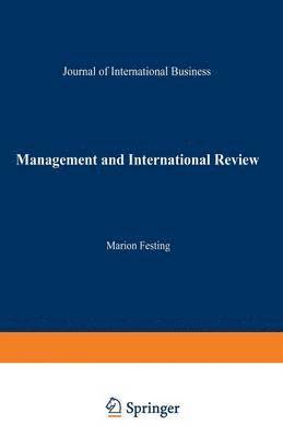 bokomslag Management and International Review