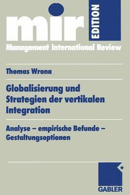 bokomslag Globalisierung und Strategien der vertikalen Integration