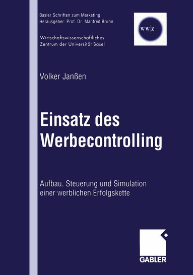 Volker Janßen - Einsatz des Werbecontrolling, Häftad