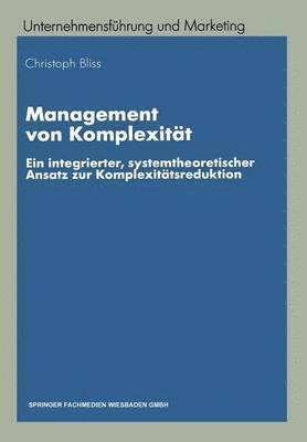 bokomslag Management von Komplexitt