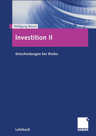 Wolfgang Breuer - Investition II, Häftad