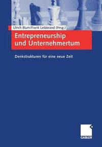 bokomslag Entrepreneurship und Unternehmertum