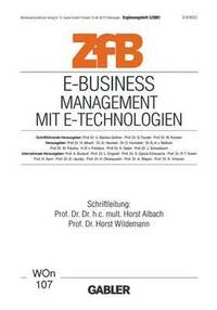 bokomslag E-Business Management mit E-Technologien