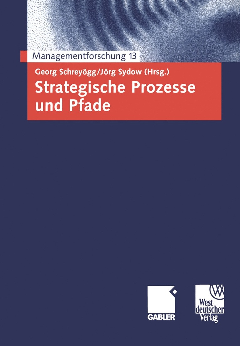 Georg Schreyögg, Jörg Sydow - Strategische Prozesse und Pfade, Häftad