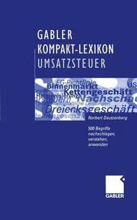 bokomslag Gabler Kompakt-Lexikon Umsatzsteuer