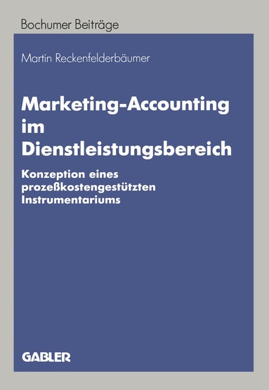 Martin Reckenfelderbäumer - Marketing-Accounting im Dienstleistungsbereich, Häftad