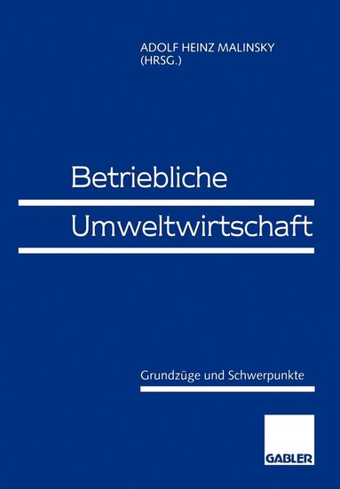 bokomslag Betriebliche Umweltwirtschaft