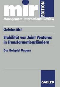 bokomslag Stabilitt von Joint Ventures in Transformationslndern