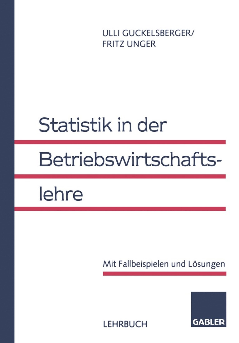 Statistik in der Betriebswirtschaftslehre