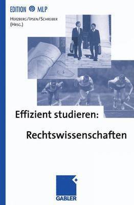 bokomslag Effizient studieren: Rechtswissenschaften