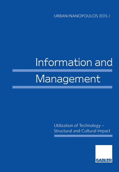 Sabine Urban, Constantin (Eds.) Nanopoulos - Information and Management, Häftad