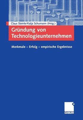 bokomslag Grndung von Technologieunternehmen