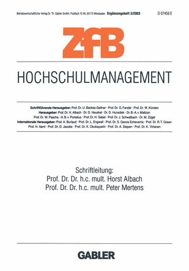 bokomslag Hochschulmanagement