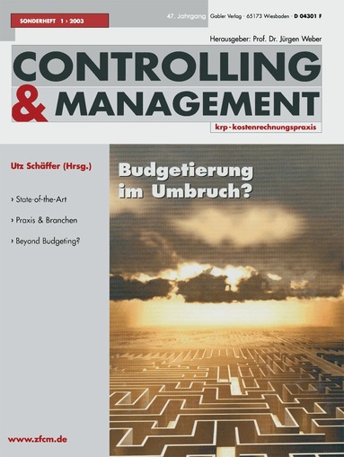 Utz Schäffer - Budgetierung im Umbruch ?, Häftad