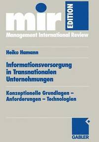 bokomslag Informationsversorgung in Transnationalen Unternehmungen