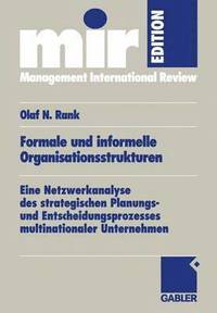 bokomslag Formale und informelle Organisationsstrukturen