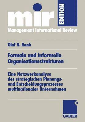 Formale und informelle Organisationsstrukturen 1