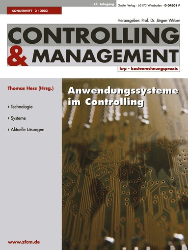 Thomas Hess - Anwendungssysteme im Controlling: Was treibt die Entwicklung?, Häftad