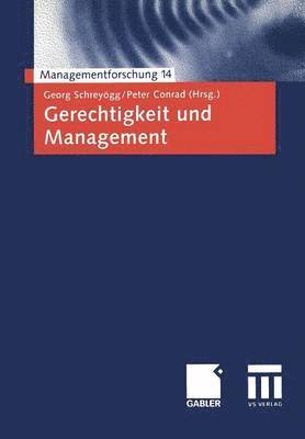 bokomslag Gerechtigkeit und Management