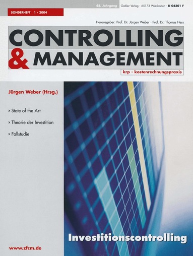 Jürgen Weber - Investitionscontrolling, Häftad