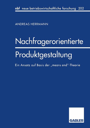 bokomslag Nachfragerorientierte Produktgestaltung