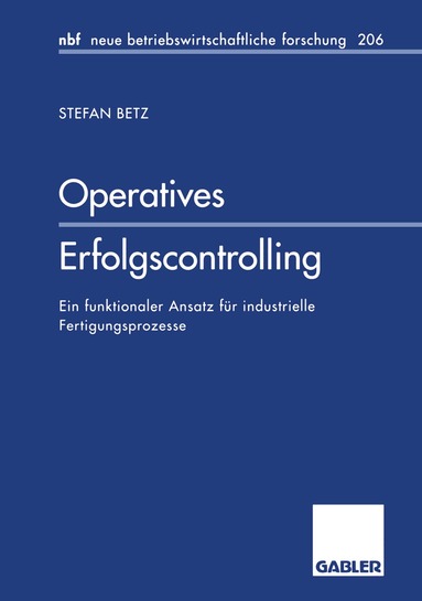Stefan Betz - Operatives Erfolgscontrolling, Häftad
