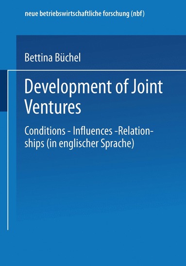 bokomslag Development of Joint Ventures