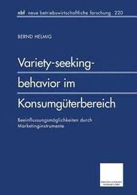 bokomslag Variety-seeking-behavior im Konsumgterbereich