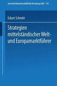 bokomslag Strategien mittelstndischer Welt- und Europamarktfhrer