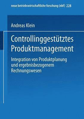 Controllinggesttztes Produktmanagement 1