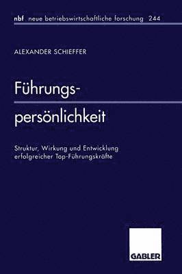 Alexander Schieffer - Führungspersönlichkeit, Häftad