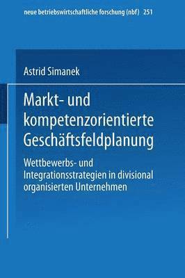 Markt- und kompetenzorientierte Geschftsfeldplanung 1