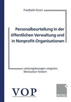 bokomslag Personalbeurteilung in der öffentlichen Verwaltung und in Nonprofit-Organisationen