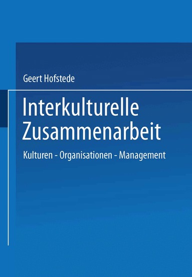 Geert Hofstede - Interkulturelle Zusammenarbeit, Häftad