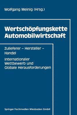 bokomslag Wertschöpfungskette Automobilwirtschaft