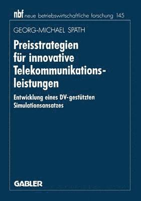 bokomslag Preisstrategien fr innovative Telekommunikationsleistungen