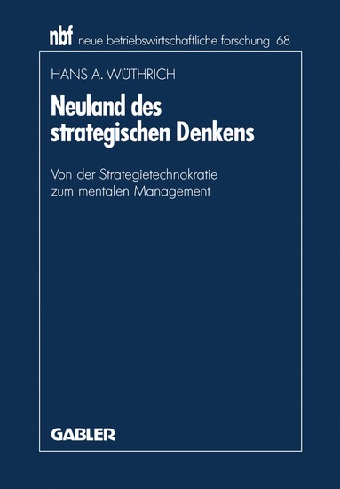 bokomslag Neuland des strategischen Denkens