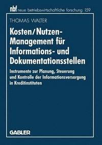 bokomslag Kosten/Nutzen-Management fr Informations- und Dokumentationsstellen