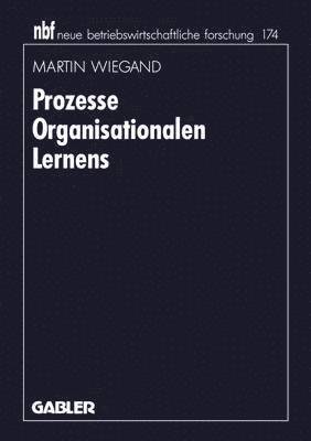 bokomslag Prozesse Organisationalen Lernens