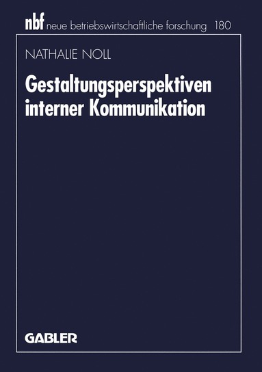 bokomslag Gestaltungsperspektiven interner Kommunikation