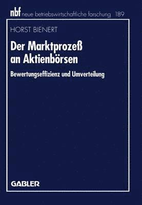 bokomslag Der Marktproze an Aktienbrsen