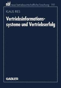 bokomslag Vertriebsinformationssysteme und Vertriebserfolg