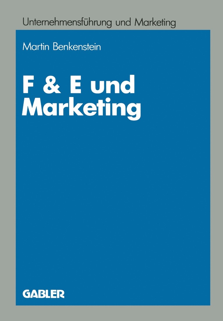 F & E und Marketing 1